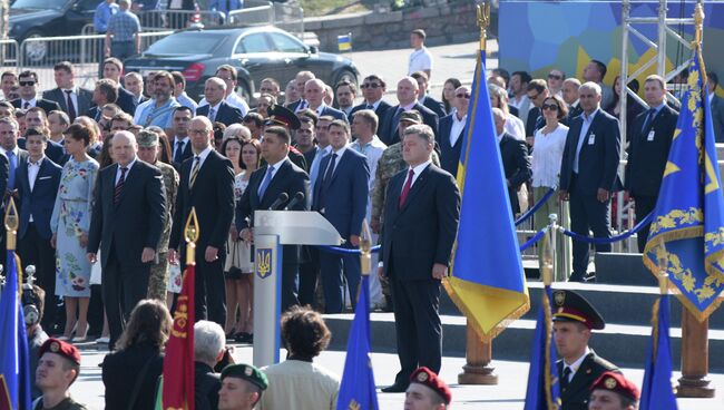 Марш в честь Дня Независимости в Киеве