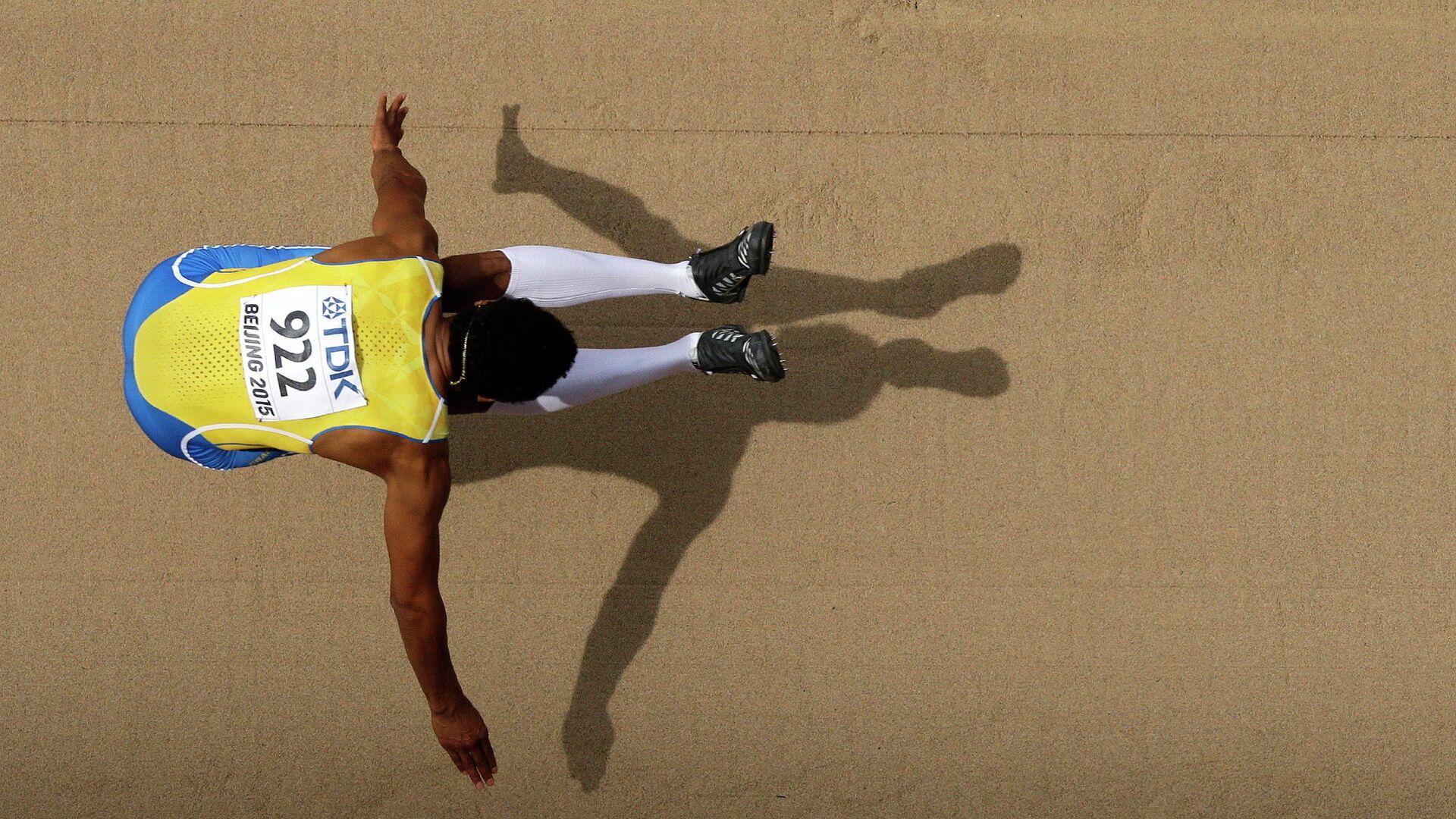 Шведский спортсмен Мишель Торнеус во время соревнований по прыжкам в длину на ЧМ по легкой атлетике в Пекине, Китай - РИА Новости, 1920, 24.01.2023