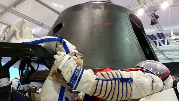 Первый в мире командный отсек для космического корабля ПТК НП на МАКС-2015