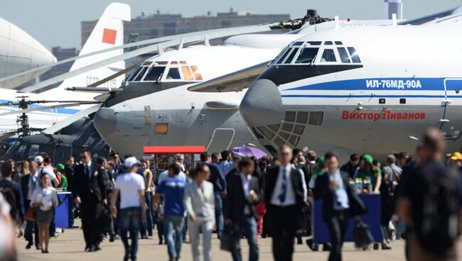 Открытие Международного авиационно-космического салона МАКС-2015