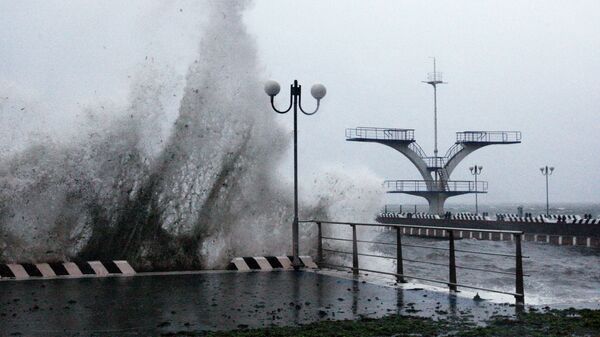 Тайфун во Владивостоке