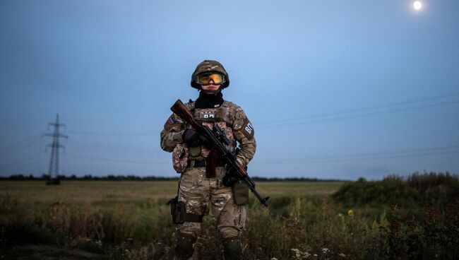 Блокпост в районе населенного пункта Марьинка. Архивное фото