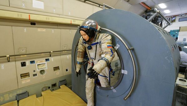 Тренажер для подготовки космонавтов. Архивное фото