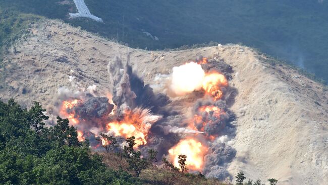 Военные учения Южной Кореи и США возле границы с Северной Кореей