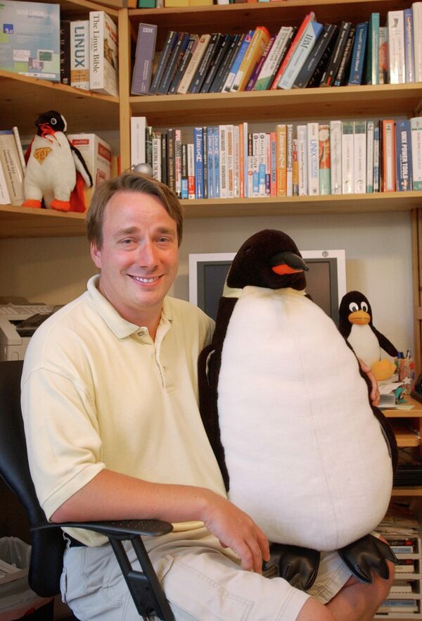 Создатель операционной системы Linux Линус Торвальдс