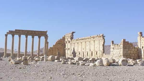 Развалины древнего города Пальмира. Архивное фото