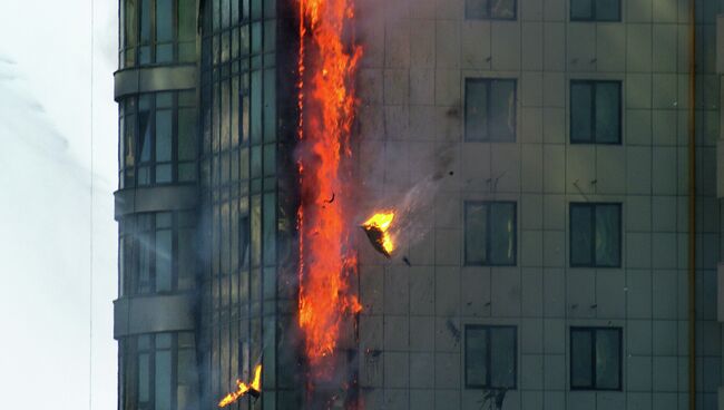 Пожар в Одессе