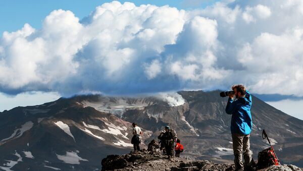 Вулканы Камчатки. Архивное фото