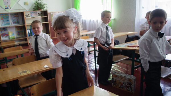 Школа имени фотокорреспондента МИА Россия сегодня Андрея Стенина в городе Снежное ДНР