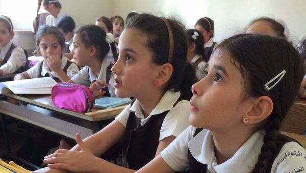 Преподавание русского языка в школах Палестины, организованные Русской гуманитарной миссией