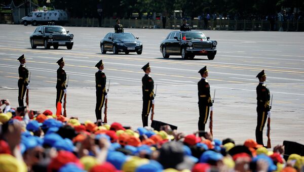 Военный парад в честь 70-летия Победы в Пекине. Архивное фото