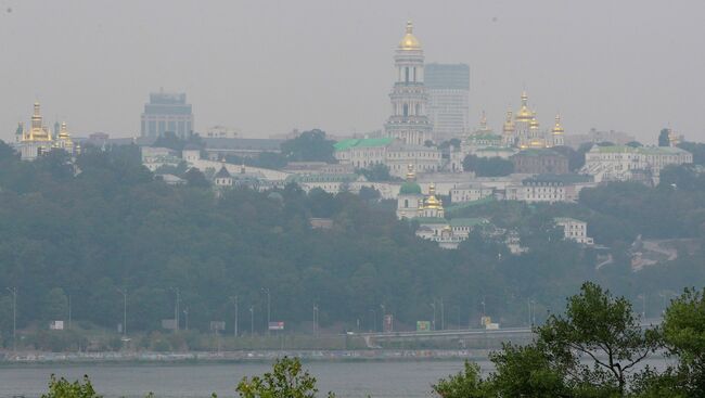 Смог от лесных пожаров в Киеве. Архивное фото