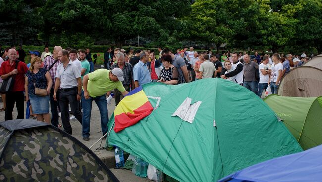 Акции протеста в Кишиневе