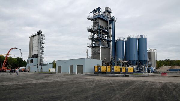 Завод по производству асфальтобетона в Рязанской области