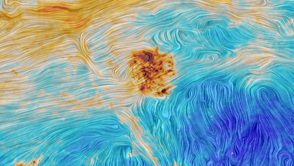 Фотография, полученная телескопом Планк при наблюдении за Магеллановыми Облаками