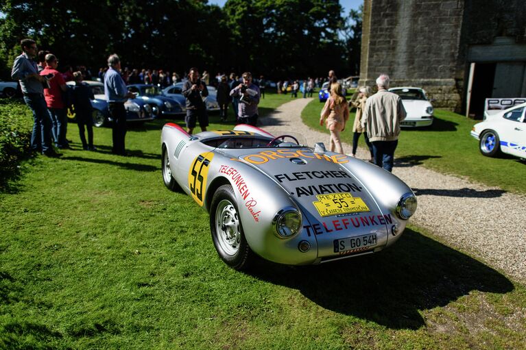 Porsche 550 Spyder на выставке Porsche Classics at the Castle в Лондоне