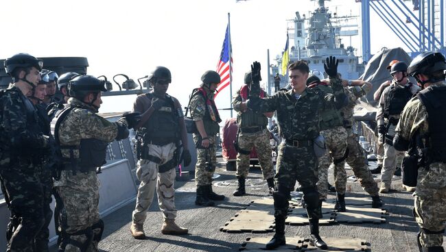 Украинско-американские военные учения Sea Breeze в Черном море. Архивное фото