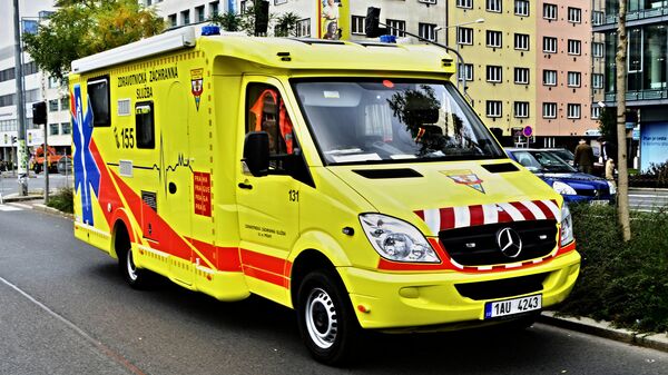 Карета скорой помощи в Чехии. Архивное фото