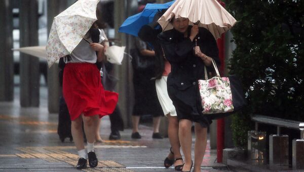 Тайфун в Японии. Архивное фото