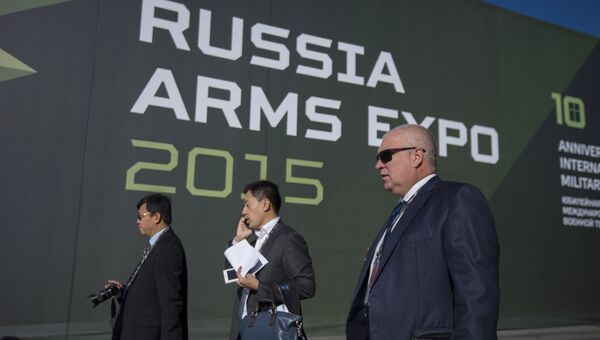 Участники 10-ой международной выставки Russia arms expo