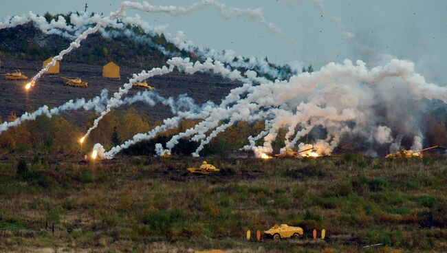 Демонстрационные стрельбы на открытии 10-ой международной выставки Russia arms expo