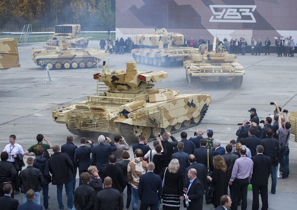 Открытие 10-ой международной выставки Russia arms expo