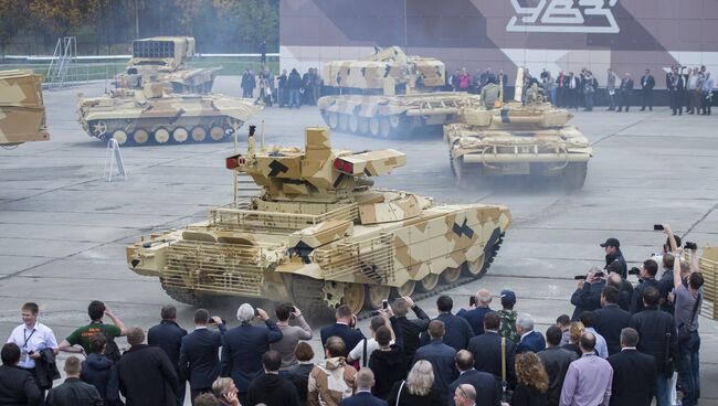 Открытие 10-ой международной выставки Russia arms expo