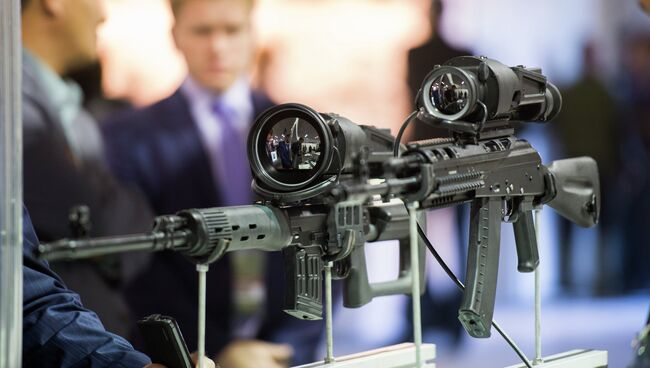 Образцы современной оружейной оптики на выставке Russia arms expo