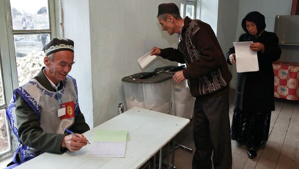 Парламентские выборы в Киргизии. Архивное фото