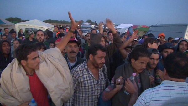 Беженцы в ЕС: толпы на дорогах, палаточные лагеря и акции протеста