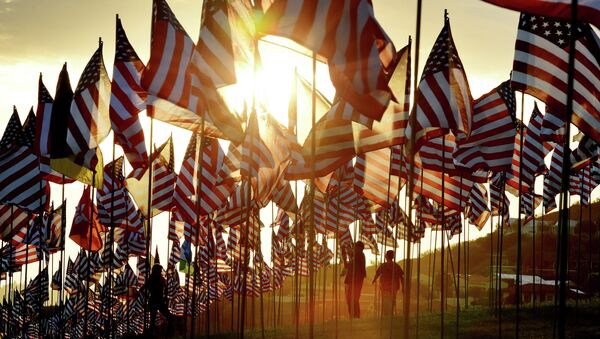 Памятные мероприятия по жертвам терактов 11 сентября 2001 года в США. Архивное фото