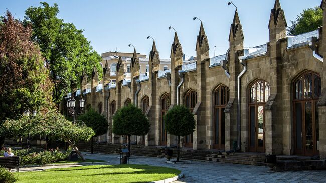 Нарзанная галерея в Кисловодске. Архивное фото