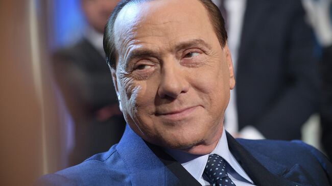 Итальянский государственный и политический деятель Сильвио Берлускони. Архивное фото
