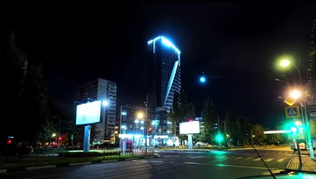 Ночное очарование подмосковного города