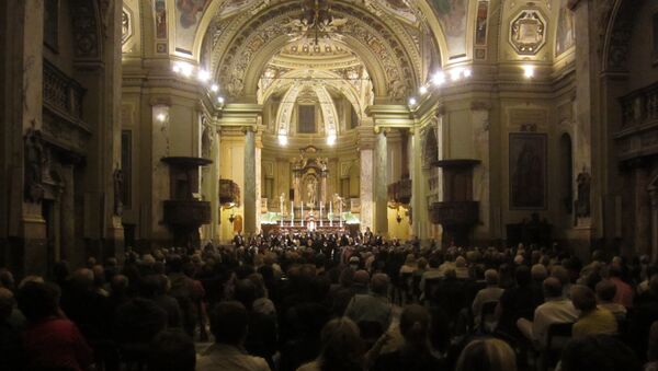 Концерт Московского синодального хора с успехом прошел в итальянском городе Саронно