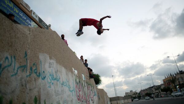 Занятия экстремальными видами спорта в секторе Газа