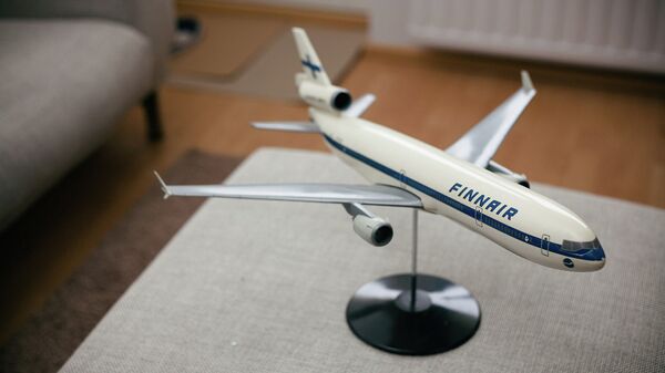 Модель самолета финской авиакомпании Finnair. Архивное фото