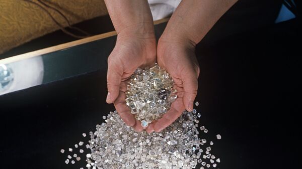 Якутские алмазы. Архивное фото