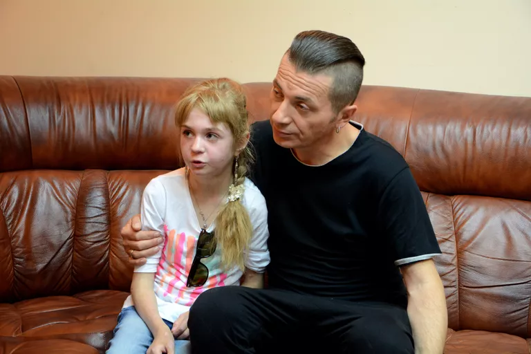 Вадим Самойлов и Саша Шилина, подопечная фонда Подсолнух Вадим Самойлов и Саша Шилина, подопечная фонда Подсолнух