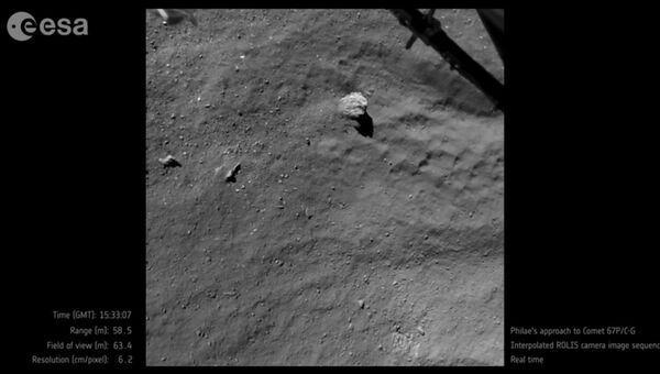 Посадка на комету глазами зонда Philae