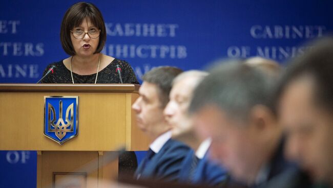 Министр финансов Украины Наталья Яресько. Архив