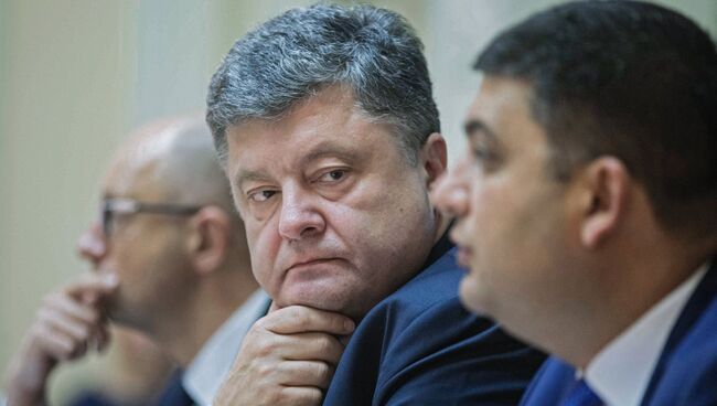 Президент Украины Пётр Порошенко. архивное фото