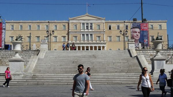 Афины перед досрочными парламентскими выборами. Архивное фото