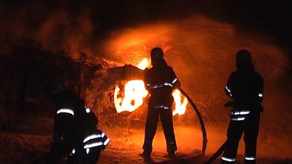 Пожар под Луганском. Архивное фото