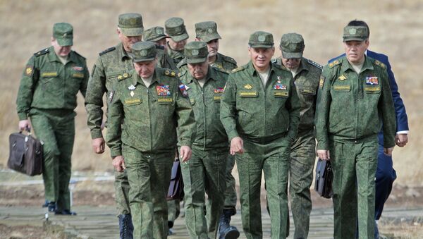 Министр обороны РФ С.Шойгу прибыл на Донгузский полигон, где проходят учения Центр-2015