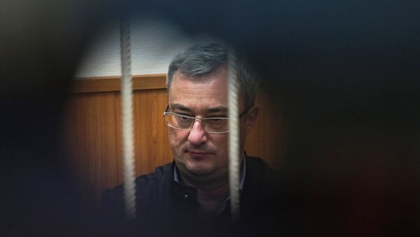 Экс-глава Республики Коми Вячеслав Гайзер в зале суда, архивное фото