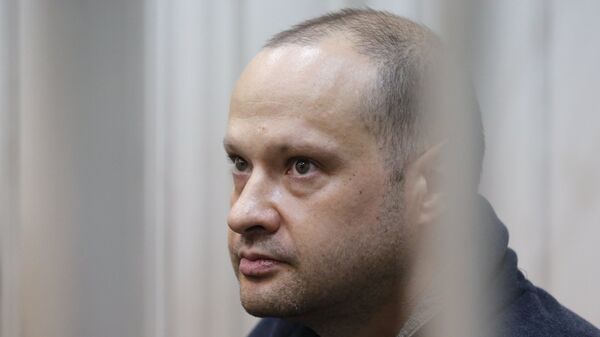 Заместитель главы Республики Коми Алексей Чернов в Басманном суде Москвы. Архивное фото