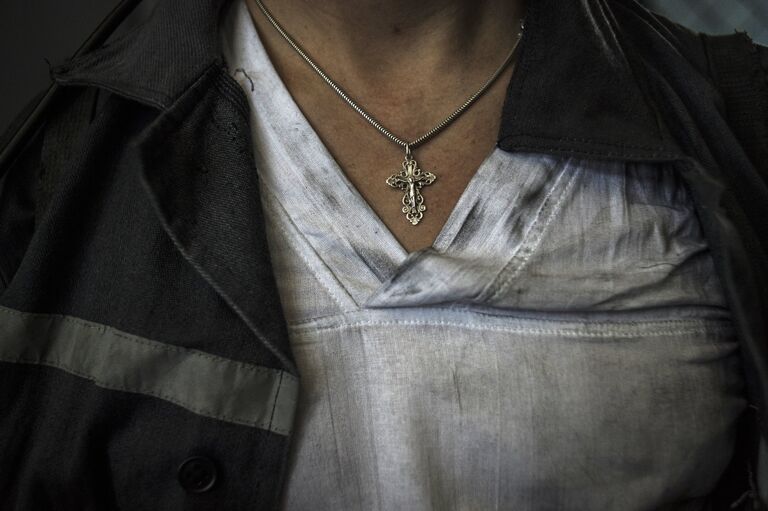 Работа шахты Заря в Донецкой области