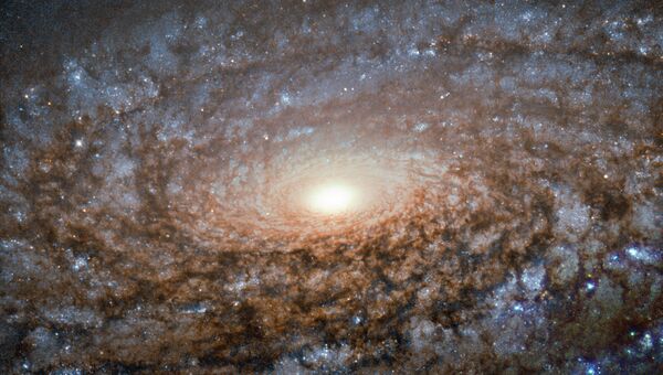 Галактика NGC 3521, снимок орбитальной обсерватории Хаббл