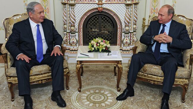 Встреча президента РФ В.Путина с премьер-министром Израиля Б.Нетаньяху. Архивное фото